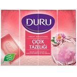صابون شستشو دورو مدل Cicek Tazeligi تحت لیسانس وزن 160 گرم بسته 4 عددی