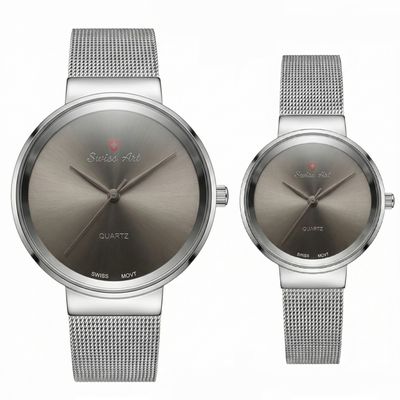 ست ساعت مچی عقربه‌ای کوارتز زنانه و مردانه سوئیس آرت مدل ANT122-123ST0001