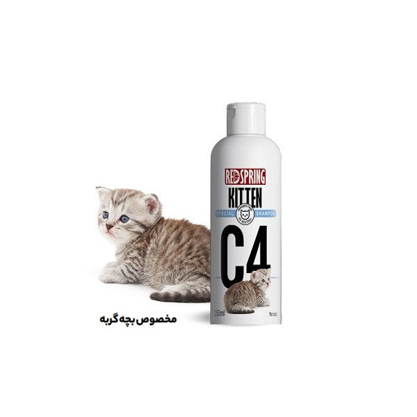 شامپو گربه رداسپرینگ مدل بچه گربه C4 حجم 250 میلی لیتر