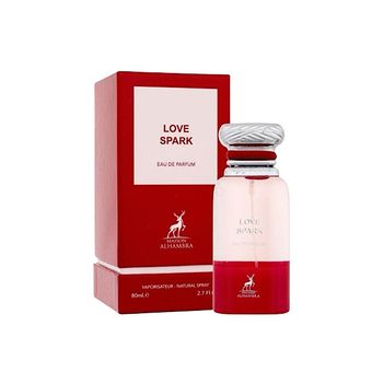 ادوپرفیوم زنانه الحمبرا مدل love spark حجم 80 میلی لیتر