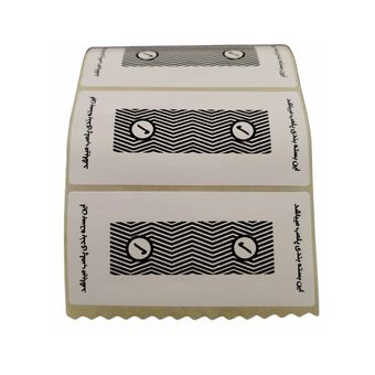 برچسب زود لیبل طرح پلمب بسته بندی مدل PL1 بسته 100 عددی