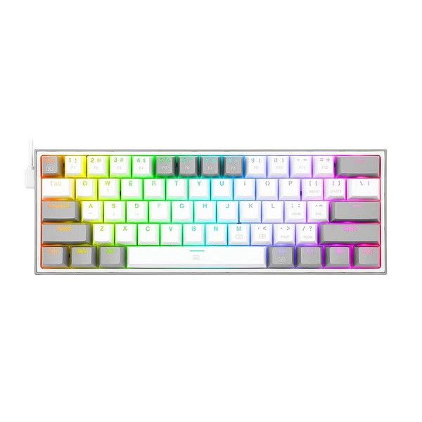 Keyboard Gaming REDRAGON FIZZ K617 White - Grey