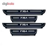 برچسب پارکابی خودرو کد SK051 مناسب برای تیبا مجموعه 4 عددی*690