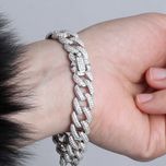 دستبند نقره زنانه مدل 01