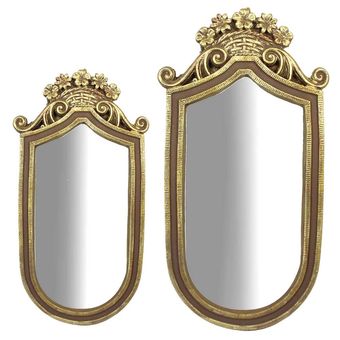 آینه مدل سبد گل کد S-M مجموعه 2 عددی