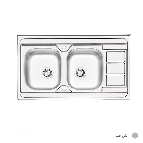 سینک ظرفشویی ایلیااستیل مدل 3051