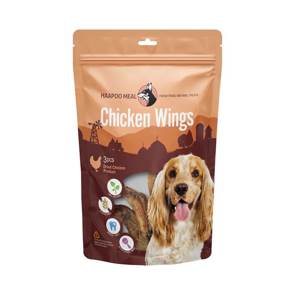 تشویقی سگ هاپومیل مدل بال مرغ وزن 150 گرم