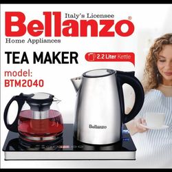 چای ساز کنارهمی برقی صفحه ای بلانزو مدل BTM2040