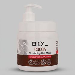 ماسک تقویت کننده مو بیول مدل Cocoa مناسب برای موهای آسیب دیده و رنگ شده حجم 500 میلی لیتر*72
