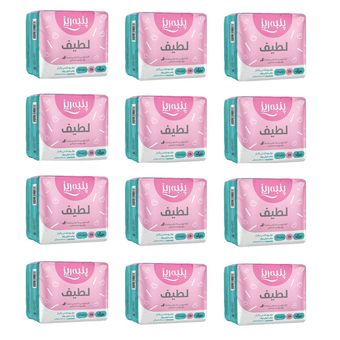 نوار بهداشتی پنبه ریز مدل normal مجموعه 12 عددی
