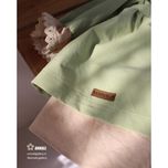 پیراهن مهگل رنگ مغز پسته ای