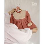 پیراهن مهگل رنگ صورتی