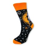 جوراب ساقدار یونیسکس طرح ماه و خورشید برند ترک SOCKY WOCKY