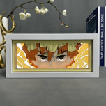تابلو لایت باکس انیمه ای دمون اسلیر زنیتسو | Demon Slayer Zenitsu Light Box