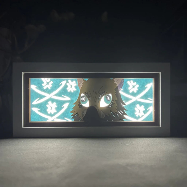 تابلو لایت باکس انیمه ای اینوسوکه دمون اسلیر | Demon Slayer Inosuke Light Box