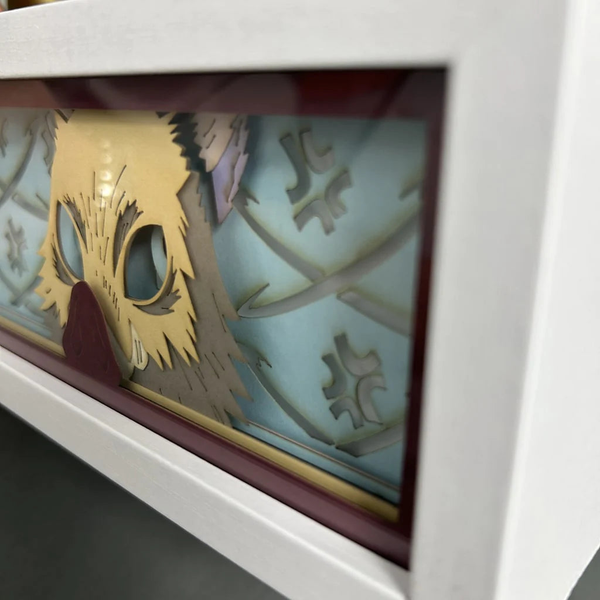 تابلو لایت باکس انیمه ای اینوسوکه دمون اسلیر | Demon Slayer Inosuke Light Box