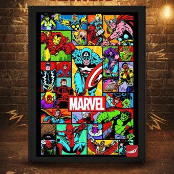 پوستر کاراکتر مارول marvel character