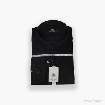 پیراهن مردانه مخمل کبریتی ریز مشکی