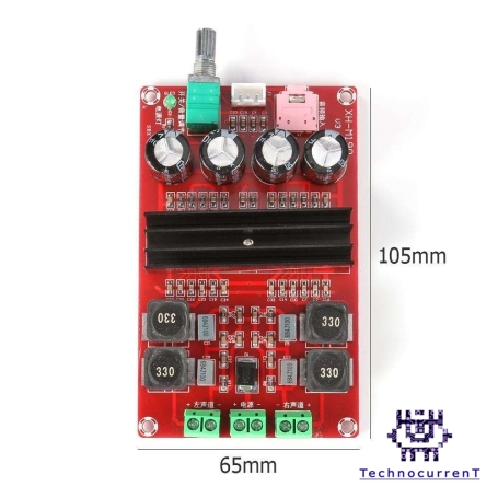 ماژول آمپلی فایر 2X100W وات استریو XH-M190