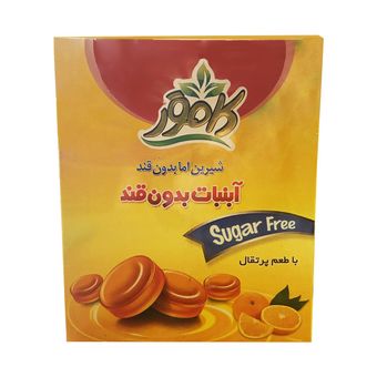 آبنبات پرتقال بدون قند - 130 گرم