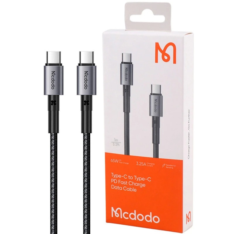 کابل دو سر Type-C مک دودو Mcdodo CA-3130 فست شارژ 65 وات طول 1 متر