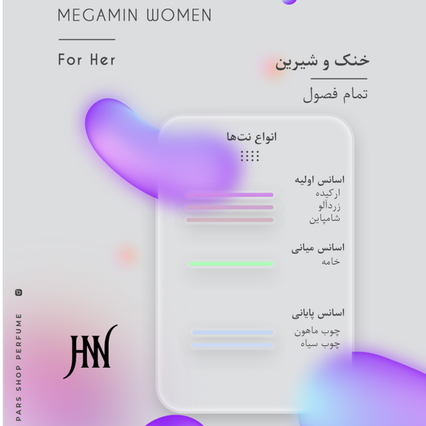 عطر ادکلن مگاماین زنانه (صورتی) 80 میل جانوین (جکوین) megamin wo men Johnwin