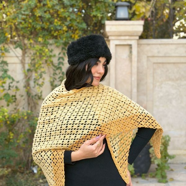 اشارپ زنانه دستبافت شاهو مدل Meloria