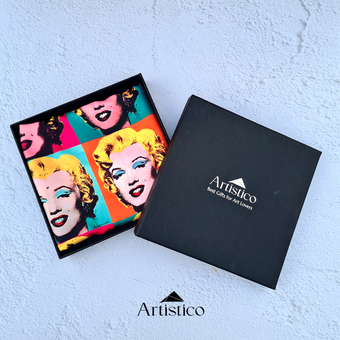 شال دو رو مرلین منرو/اندی وارهول(Artistico)