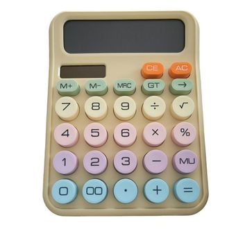 ماشین حساب مدل مینیمال طرح رنگی رنگی کد 818