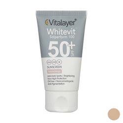 فلوئید ضد آفتاب ضد لک وایت ویت ویتالیر SPF50 حجم 40 میلی لیتر