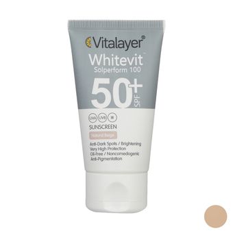 فلوئید ضد آفتاب ضد لک وایت ویت ویتالیر SPF50 حجم 40 میلی لیتر