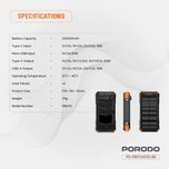 پاوربانک پرودو مدل PD-PBFCH070-BK ظرفیت 20000 میلی‌آمپر ساعت