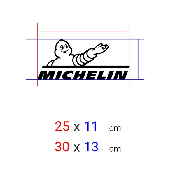 برچسب برش خورده مدل michelin کد 0088
