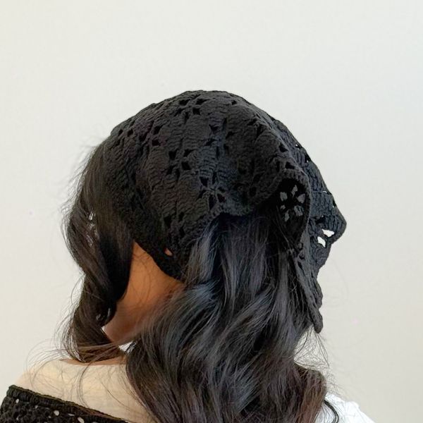 مینی اسکارف باندانا زنانه دستبافت شاهو مدل Mireva