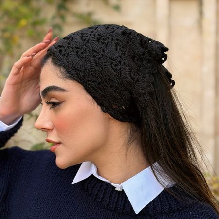 مینی اسکارف باندانا زنانه دستبافت شاهو مدل Miralune