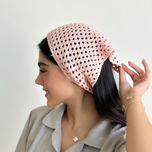 مینی اسکارف باندانا زنانه دستبافت شاهو مدل Selena