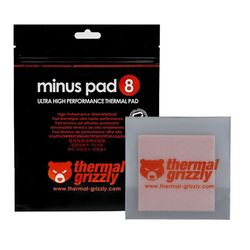 پد خمیر سیلیکون ترمال گریزلی مدل minus pad 8 سایز 100x100 ضخامت 2 میلی متر