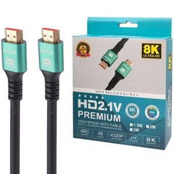 کابل HDMI 8K مدل HD2.1V Premium طول 3 متر