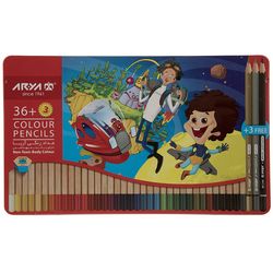 مداد رنگی 36+3 رنگ آریا