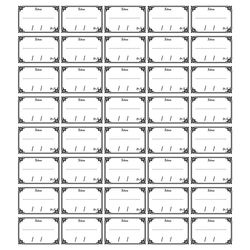 برچسب مدل فریزری طرح مواد غذایی کد 5CA بسته 50 عددی