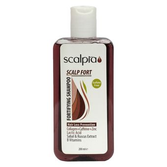 شامپو ضد ریزش مو اسکالپیا مدل تقویتی حجم 200 میلی‌لیتر