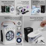 پنکه شارژی تکنودی مدل مه پاش  new 2027 ظرفیت 3600 میلی آمپر ساعت