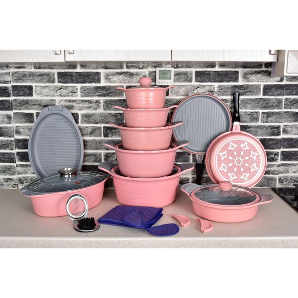 سرویس پخت وپز 23 پارچه ام جی اس مدل کره ای D