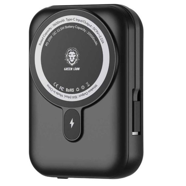 پاوربانک گرین لاین مدل Monaco Magsafe 20w