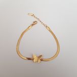 دستبند زنانه استینلس استیل مدل پروانه