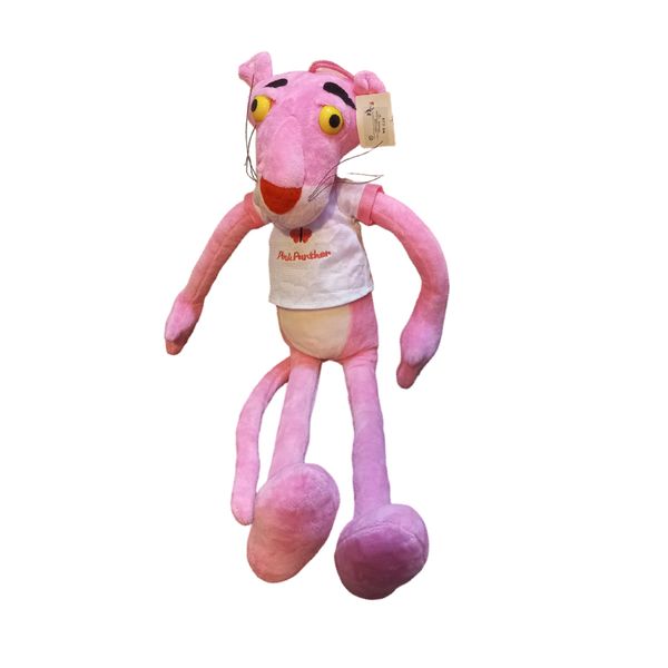 عروسک مدل پلنگ صورتی ارتفاع 55 سانتی متر
