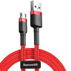 کابل تبدیل USB به microUSB باسئوس مدل CAMKLF-B09 طول 1 متر