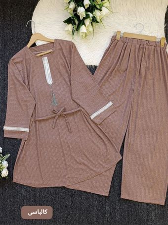 ست تونیک شلوار کریشه 279