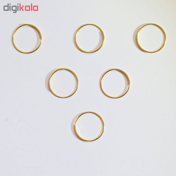 حلقه گیره کریستال لوستر کد 10014 بسته 1500 عددی