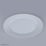 سرویس غذاخوری 28 پارچه چینی زرین ایران سری رادیانس مدل سفید درجه یک